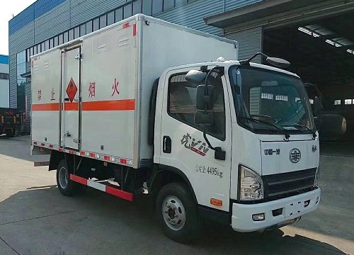 藍牌解放虎VN易燃氣體廂式運輸車圖片 藍牌解放虎VN易燃氣體廂式運輸車圖片