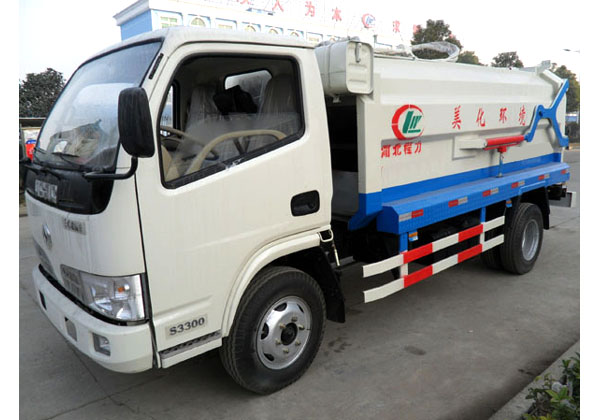 東風(fēng)銳鈴5方側(cè)裝掛桶式垃圾車